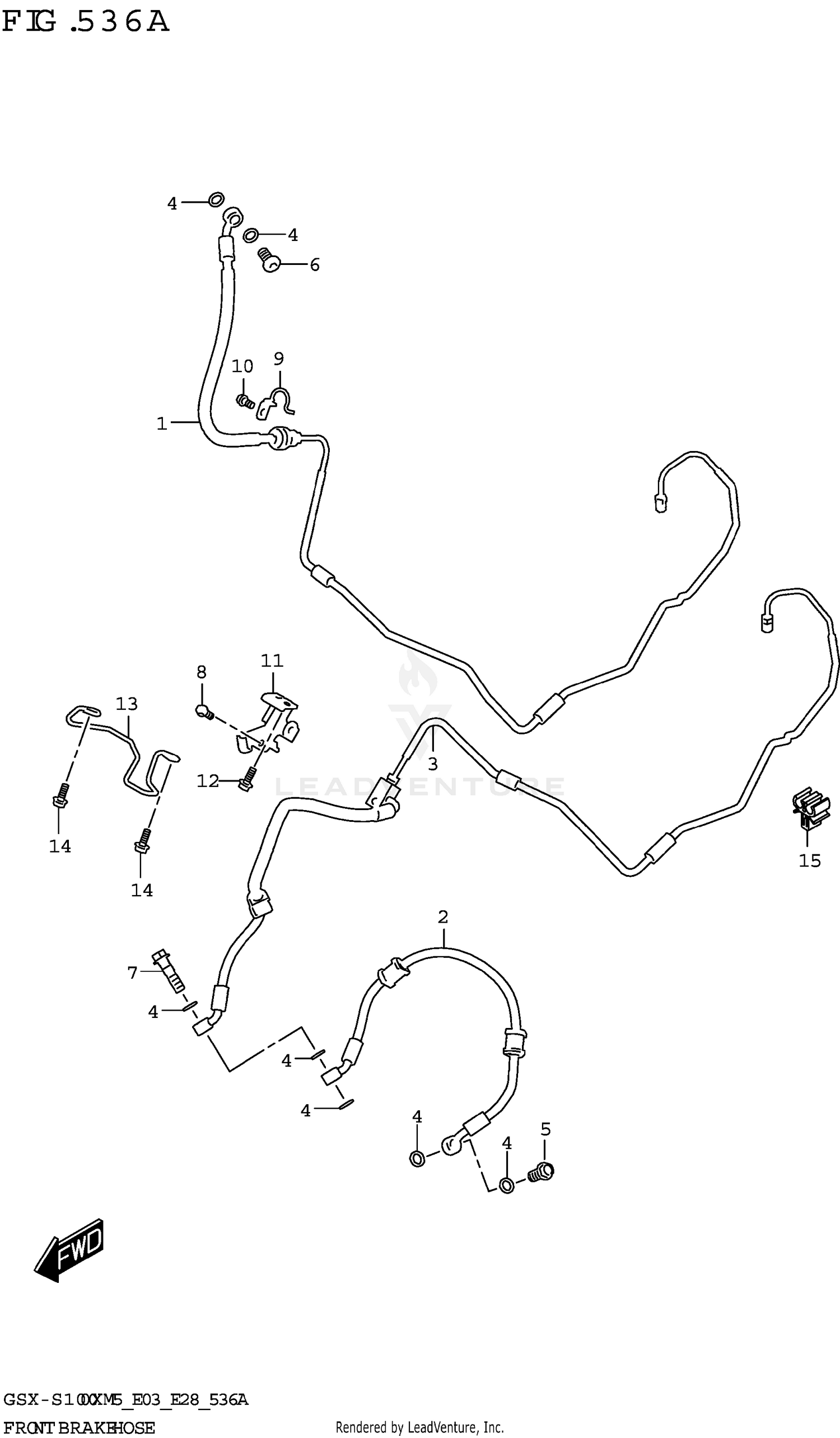 FRONT BRAKE HOSE