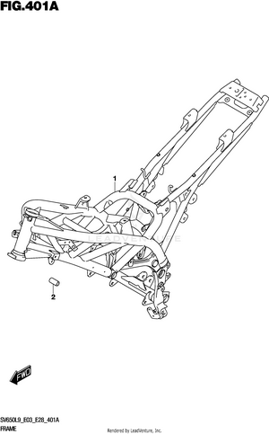 Frame (sv650l9 E03) Schematic
