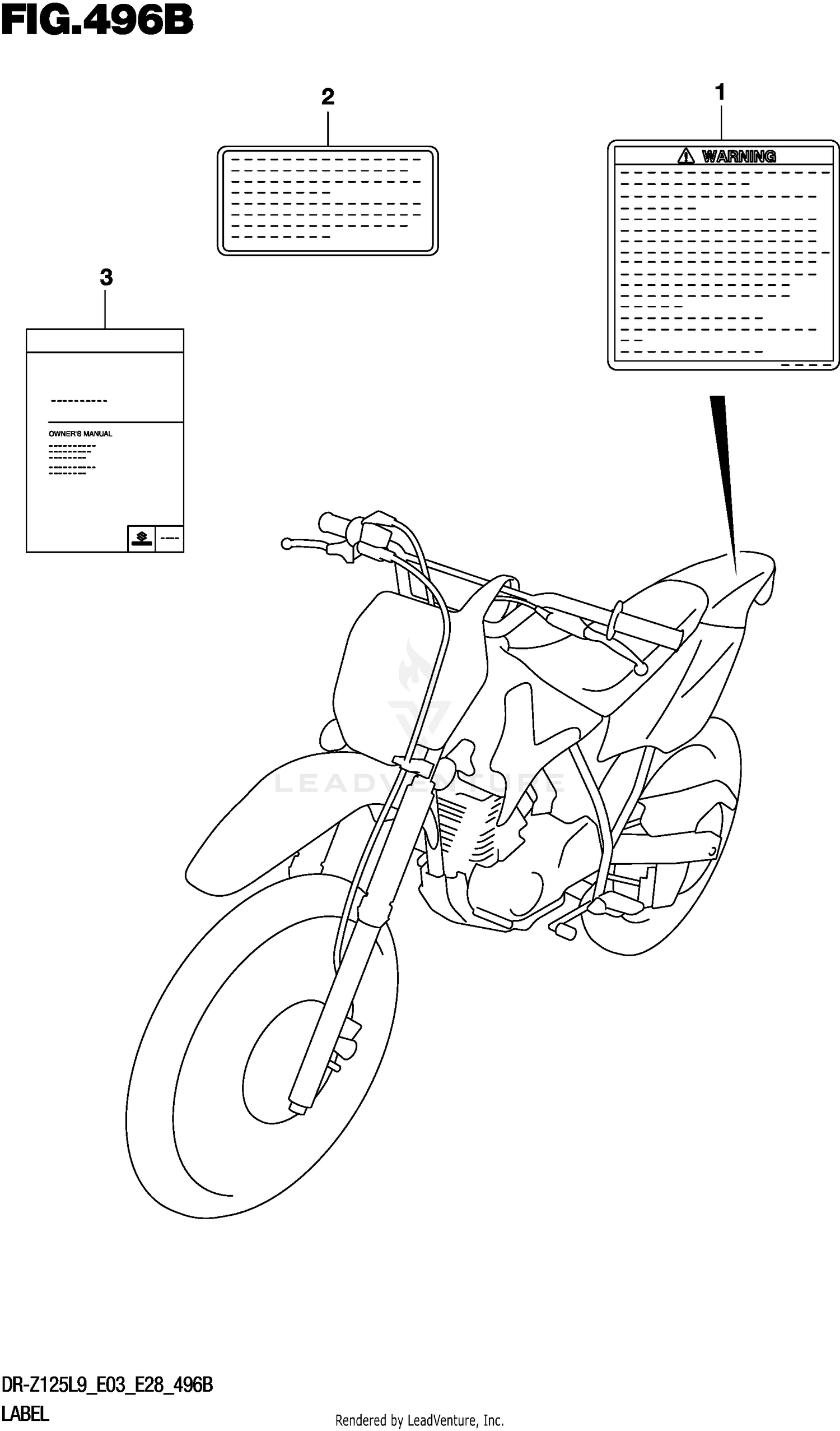 LABEL (DR-Z125LL9 E03)