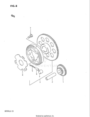 Starter Clutch Schematic