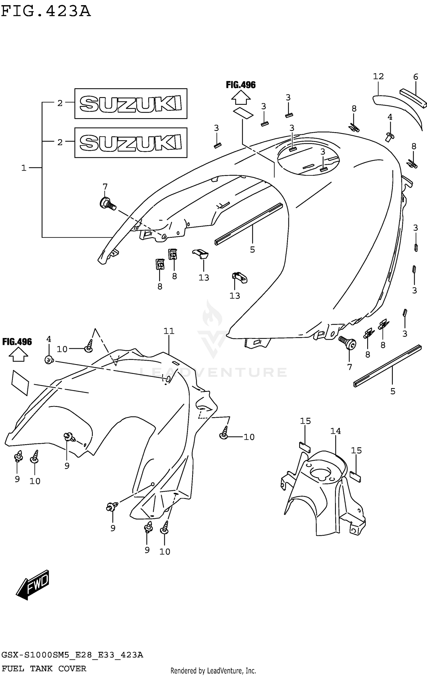 FUEL TANK COVER