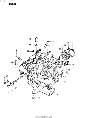 Cylinder Head Schematic