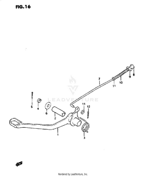 Rear Brake Schematic