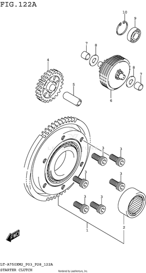 Starter Clutch Schematic