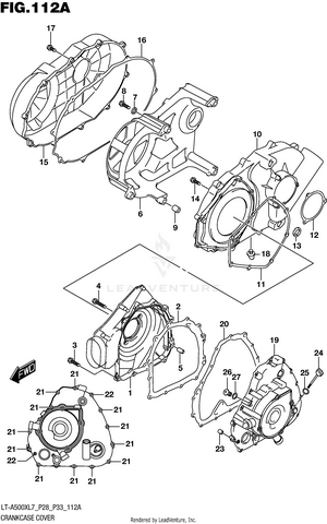 Crankcase Cover Schematic