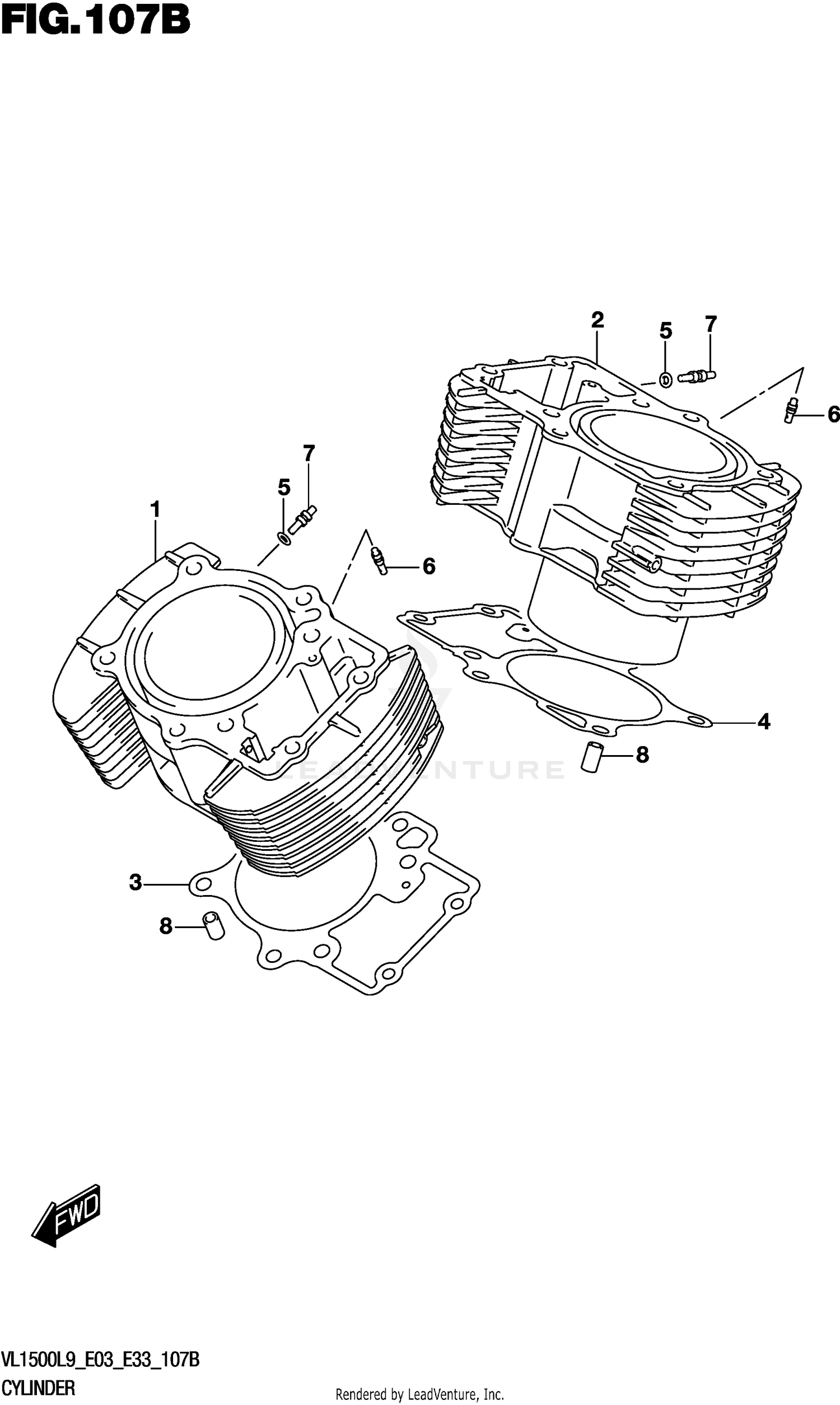 CYLINDER (VL1500BL9 E33)