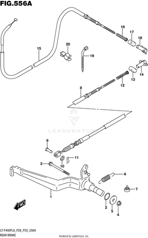 Rear Brake Schematic
