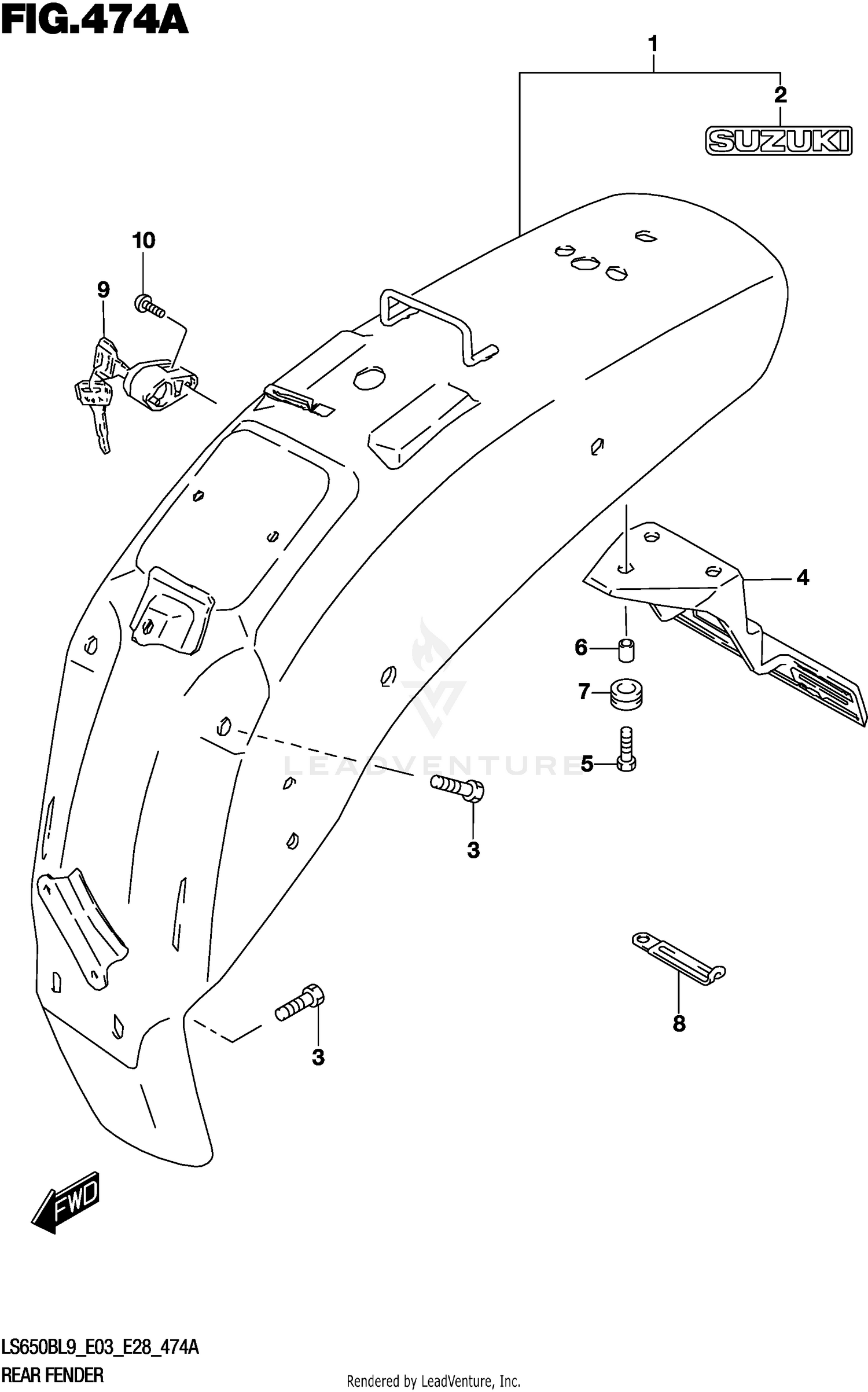 REAR FENDER