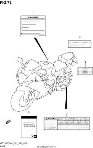 Label (gsx-r600l4 E03) Schematic