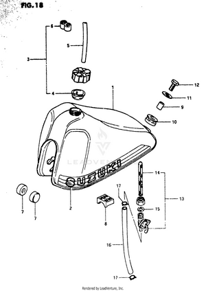 Fuel Tank (rm80x) Schematic