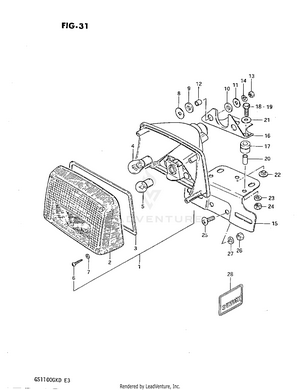 Rear Combination Lamp Schematic