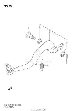Brake Pedal Schematic