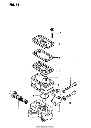 Front Master Cylinder Schematic