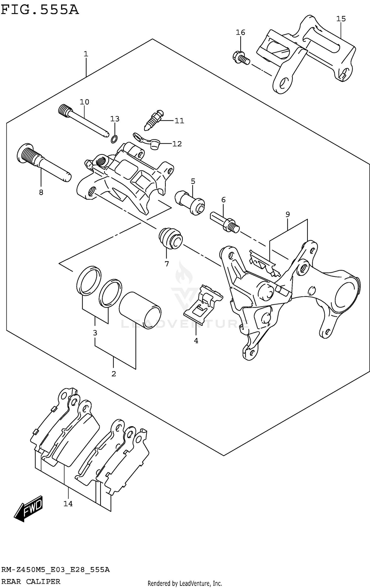 REAR CALIPER
