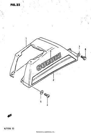 Frame Cover (model E) Schematic