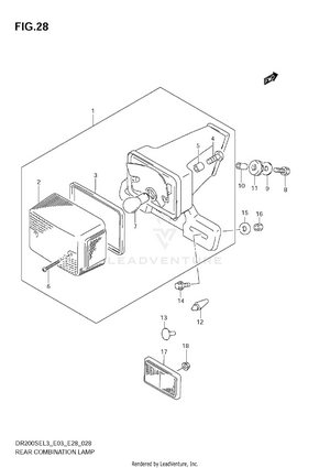 Rear Combination Lamp Schematic