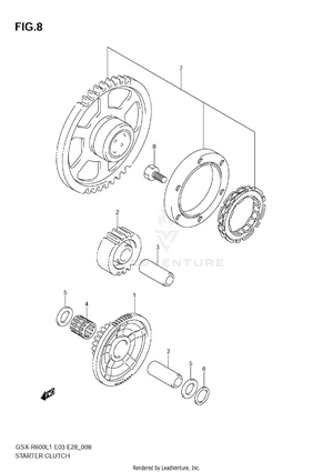Starter Clutch Schematic