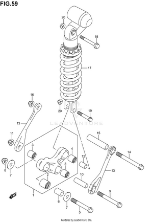 Rear Cushion Lever Schematic