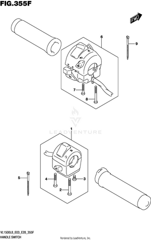 Handle Switch (vl1500tl8 E28) Schematic