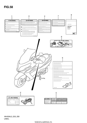 Label (an400al3 E33) Schematic