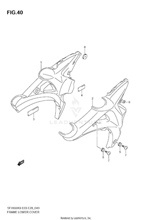 Frame Lower Cover Schematic