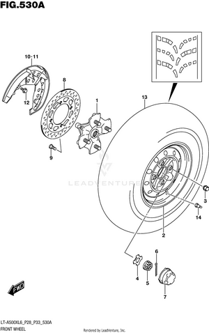 Front Wheel Schematic