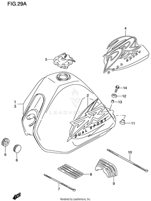 Fuel Tank (model X/y) Schematic