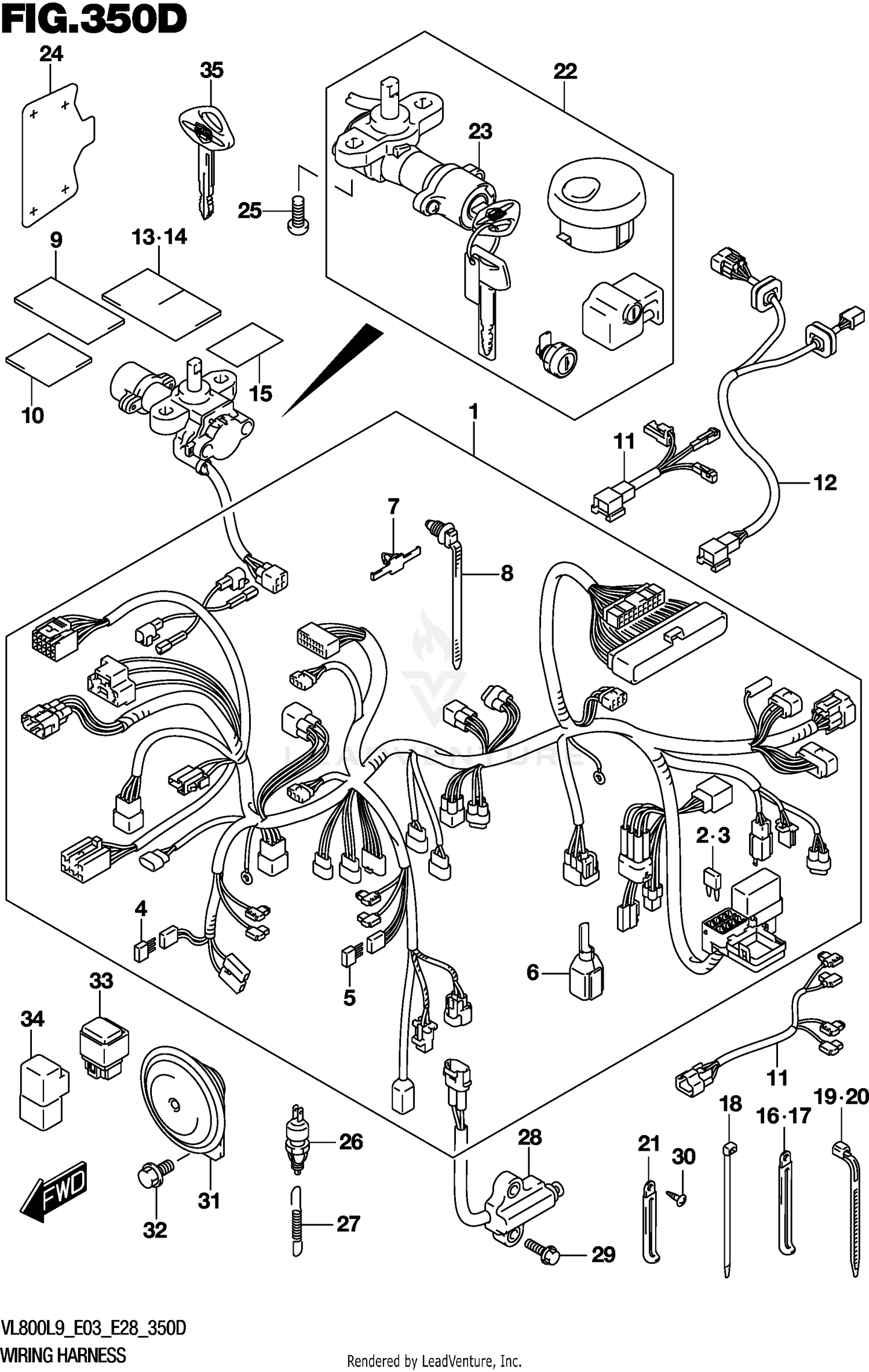 WIRING HARNESS (VL800TL9 E03)