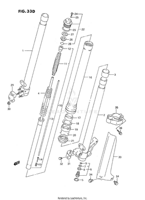 Front Damper (model P/r/s) Schematic