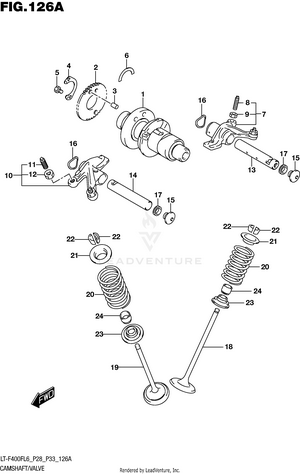 Camshaft/valve Schematic