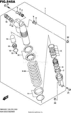 Rear Shock Absorber Schematic