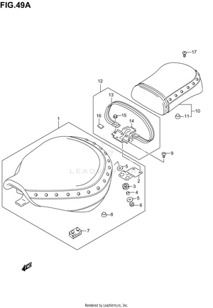 Seat (vl800zk3/zk4/tk5) Schematic