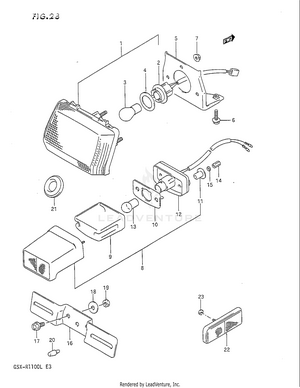 Tail Lamp - License Lamp Schematic