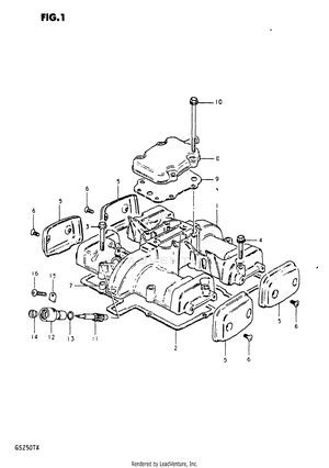 Cylinder Head Cover Schematic