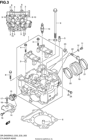 Cylinder Head Schematic