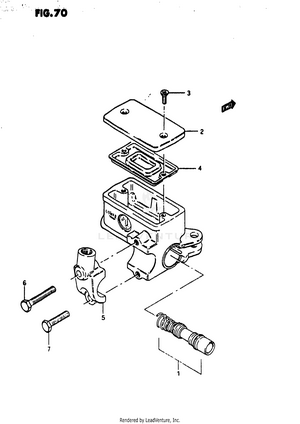 Front Master Cylinder Schematic