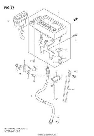 Speedometer (model K5) Schematic