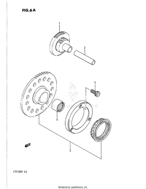 Starter Clutch (model J/k/l/m/n/p) Schematic