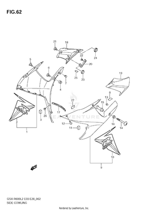 Side Cowling (glr) Schematic
