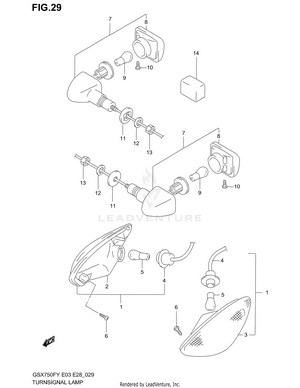 Turn Signal Lamp Schematic