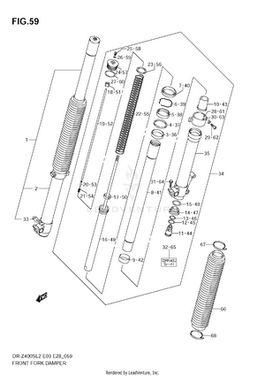 Front Fork Damper Schematic