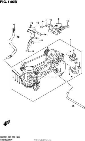 Throttle Body ((e03,e28)) Schematic