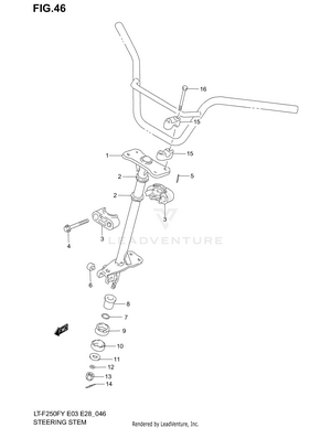 Steering Shaft Schematic