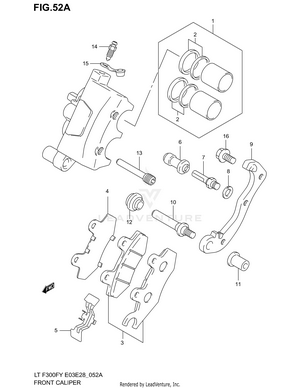 Front Caliper (model K2) Schematic