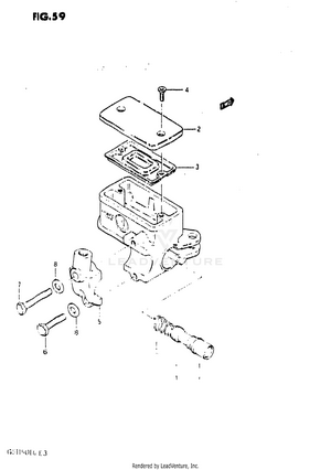 Front Master Cylinder (gs1150ef/ef2/eg) Schematic