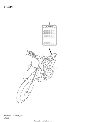 Label (rm-z250l1 E28) Schematic