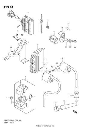 Electrical (vl800c E28) Schematic