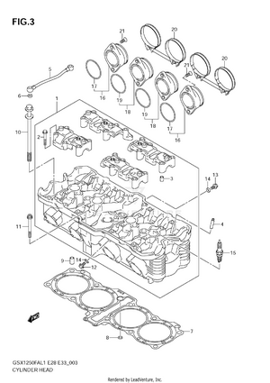 Cylinder Head Schematic