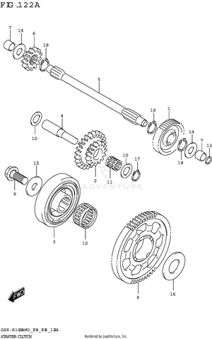 Starter Clutch Schematic