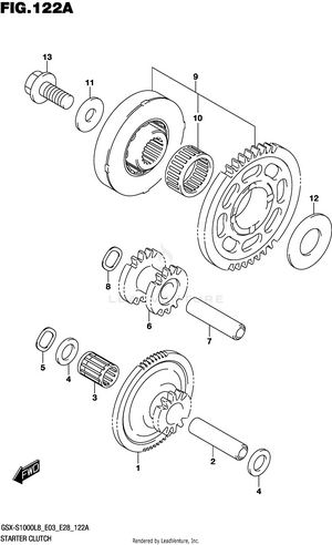 Starter Clutch Schematic
